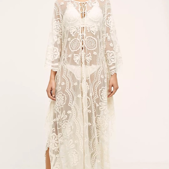 Anthropologie Other - NWT Anthropologie E by Eloise Boracay Lace Caftan